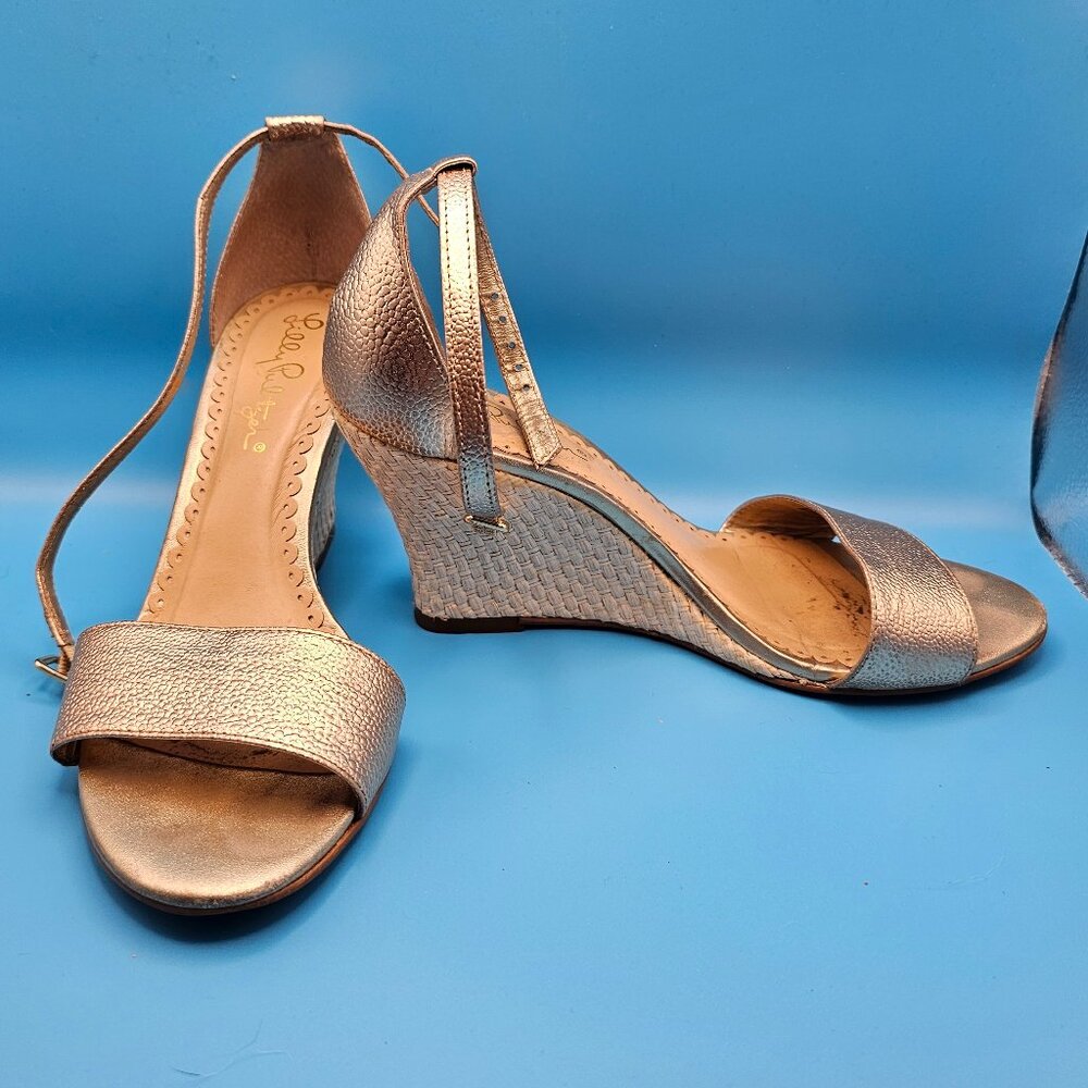 Lilly Pulitzer Wedge Sandals – Size 8